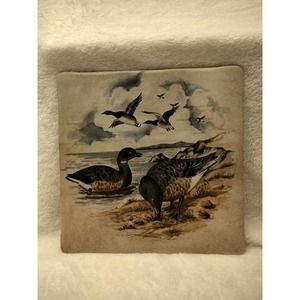 Vintage Duck Tile Trivet Made In Italy